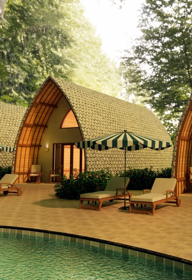 Bamboo villa